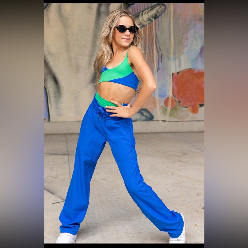 Jo & Jax Be Free Pants- Cobalt